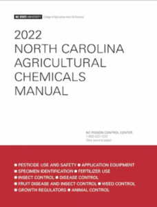 Cover photo for 2022 North Carolina Agricultural Chemicals Manual